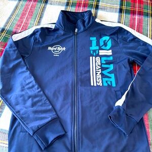 Hard rock Dubai- Messi Collab, adult full zip jacket. Size medium.